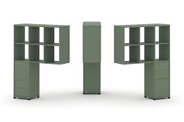 Concept Надставка высокая CN.DNV-008 Кобо/Металл Черный 1099*350*1486 - Фото предпросмотра