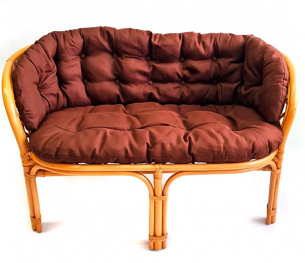 Диван Багама, подушки коричневые полные твил - Вид 2