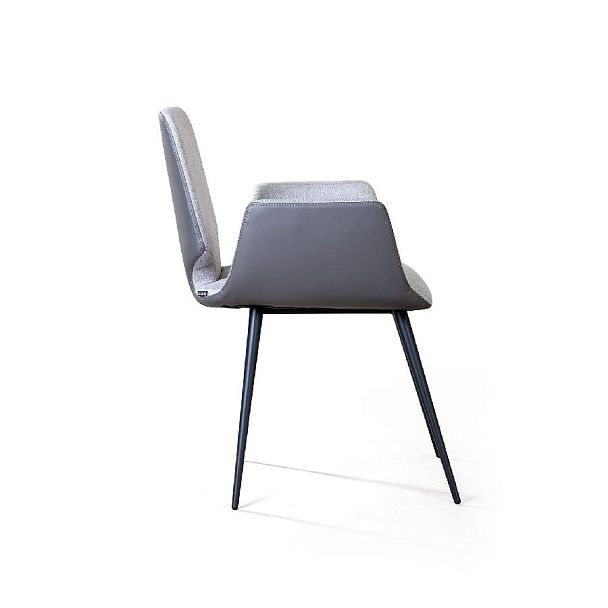 Стул с подлокотниками Adam, рогожка комби серый - Вид 6