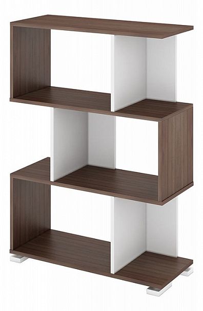 Стеллаж Домино СЛ-5-3 Белый/Шамони - Вид 1