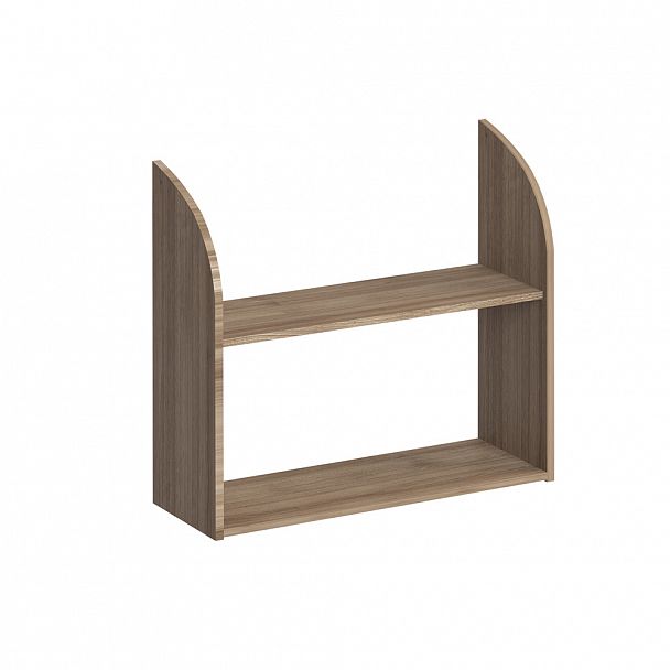 Полка навесная "Комфорт" К 704 дуб шамони темный - Вид 1