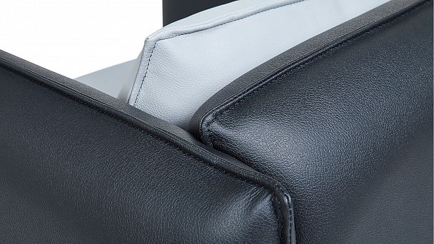 Кресло низкое Lang 88x91x84 чёрный - Вид 12