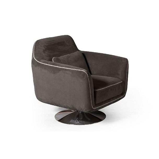 Кресло Marco, искусственная замша Breeze taupe - Вид 2