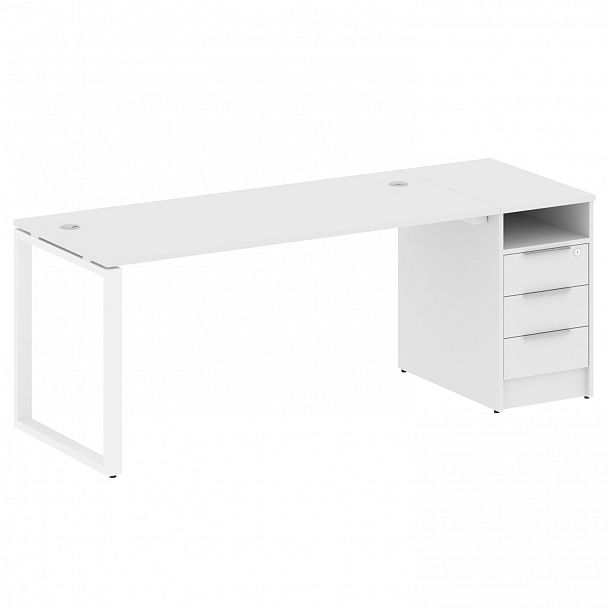 Рабочая станция "Metal System" БО.РС-СТП -1.4 белый - Вид 1