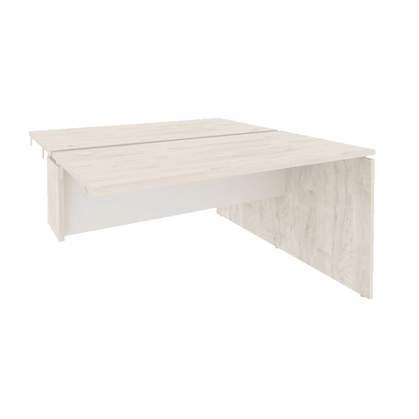 Onix Стол-приставка двойной к опорным элементам O.D.SPR-3.7 Денвер светлый/Белый бриллиант 1380*1475*750 - Вид 1