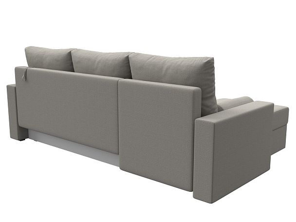 Диван угловой Верона Лайт левый угол Рогожка бежевый - Вид 6