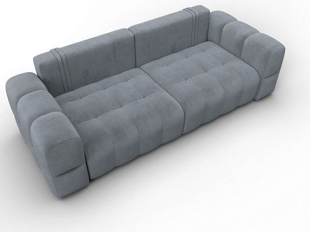 Диван прямой Лига-110 НПБ Велюр серый - Вид 7