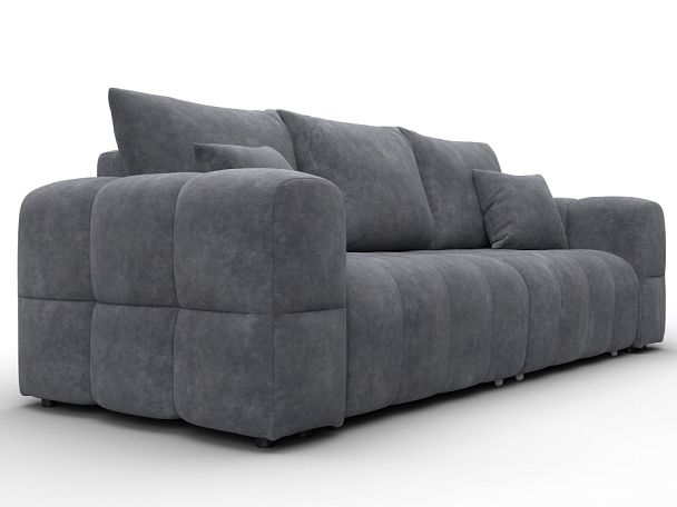 Диван прямой Лига-110 НПБ Велюр серый - Вид 3