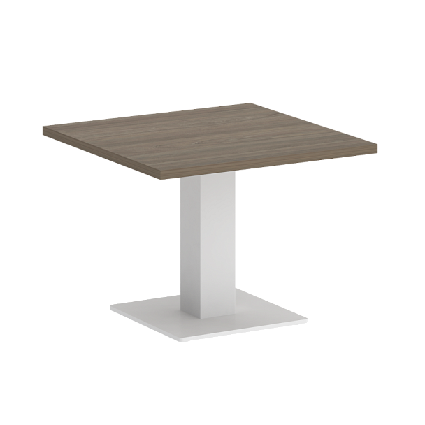 Home Office Стол журнальный квадратный VR.SP-5-60.2G Вяз/Белый металл 600*600*450 - Вид 1