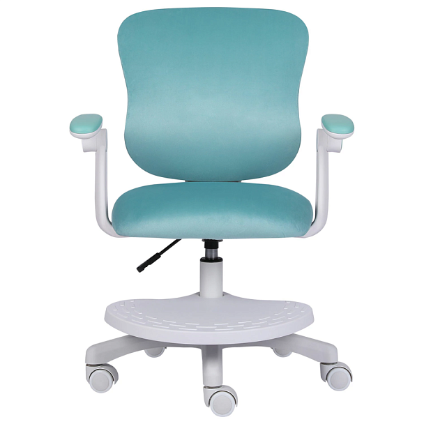 Кресло детское с подставкой для ног BRABIX "Sky MG-206", велюр, голубое, 533155 - Вид 3