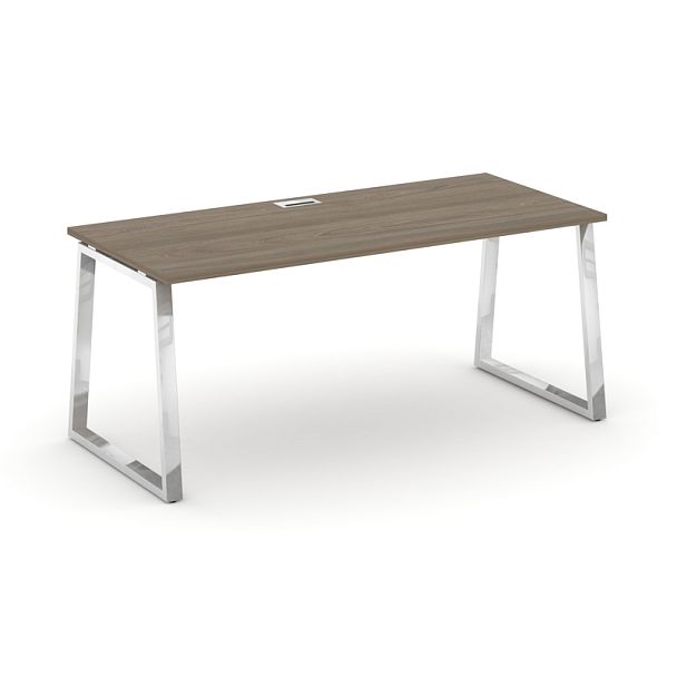 Style Project Direct Lux Стол письменный M-SN-6T1.SR-015.M Вяз Благородный/Нержавеющая Сталь/Хром 1780*700*750 - Вид 1