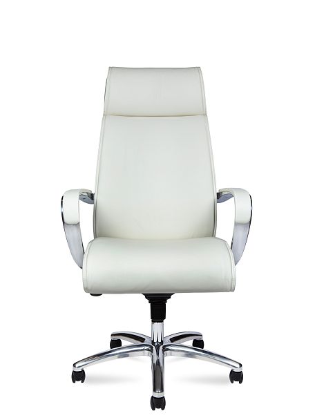 Кресло офисное Sorbonne ivory / слоновая кость экокожа - Вид 2