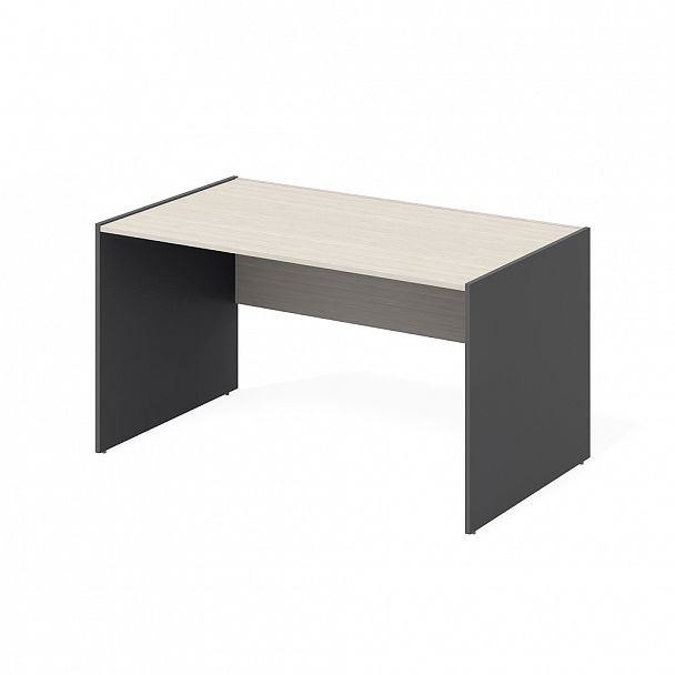 Стол офисный рабочий "Тандем" ПК-ТН-СТ1С100Х81/Д-В3-909 дуб альпийский/антрацит - Вид 1