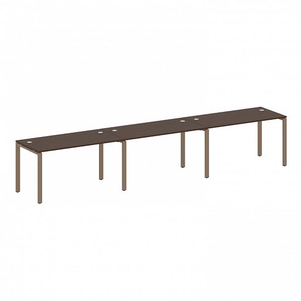 Рабочая станция "Metal System" БП.СМ-3.3 венге/мокко - Вид 1