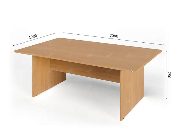 ЛАЙТ / LIGHT RLG009-20x12 Конференц-стол 200x120x75 Бук - Вид 5