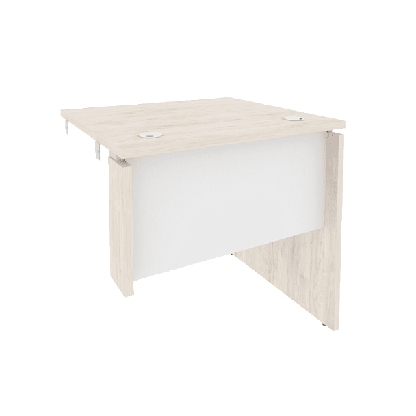 Onix Стол-приставка правый к опорным элементам O.SPR-0.7 (R) Денвер светлый/Белый бриллиант 780*720*750 - Вид 1