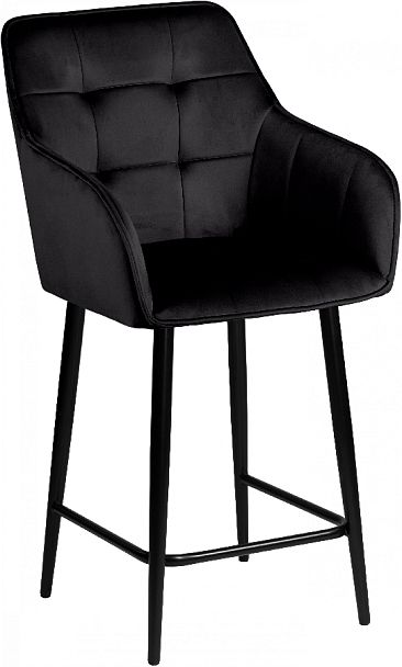 Комплект полубарных поворотных кресел Мони К, черный H75/черный, 4 шт. - Вид 4