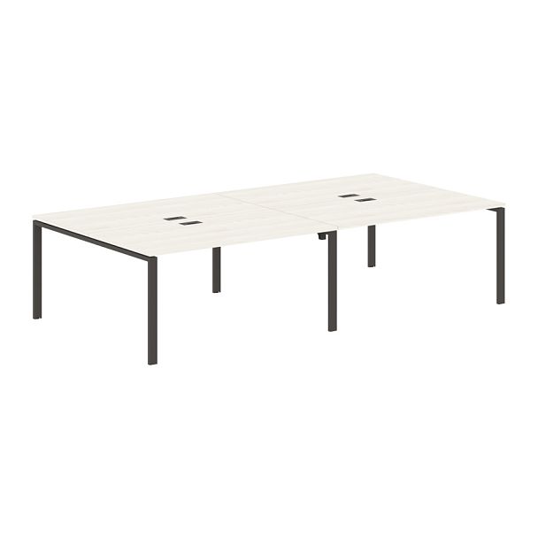 Стол 4-х местный EUWST 3116 Ясень Траун/Мокко 3126х1606х750 EDIS - Вид 1