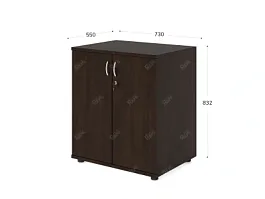 UNITY РШ3-12Г ВЕНГЕ Закрытый шкаф 730х550х832 - Фото предпросмотра