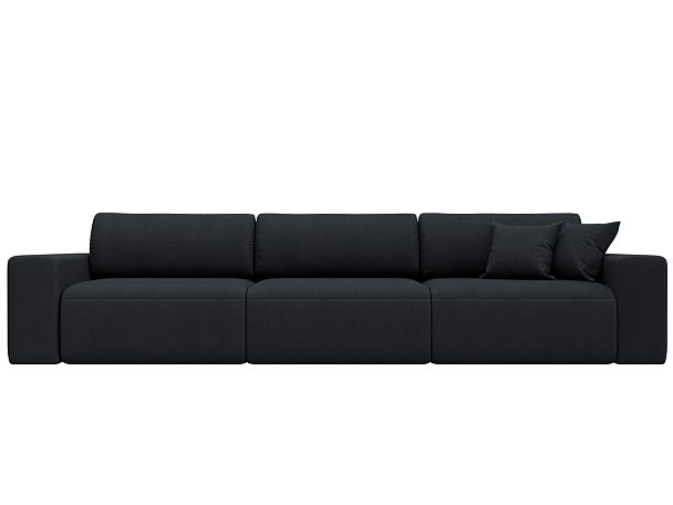 Диван прямой Лига-036 НПБ Классик Лонг Искусственная замша серый - Вид 2