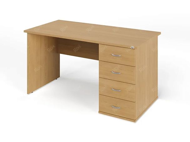 ЛАЙТ / LIGHT RLG008-14x7R Однотумбовый стол 140x70x75 Бук - Вид 1