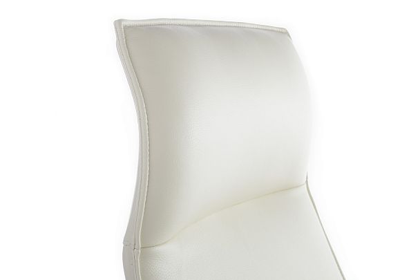 Кресло Rosso А1918 Кремово-белый (3A MND1221) натуральная кожа 68*68*122-128 - Вид 7