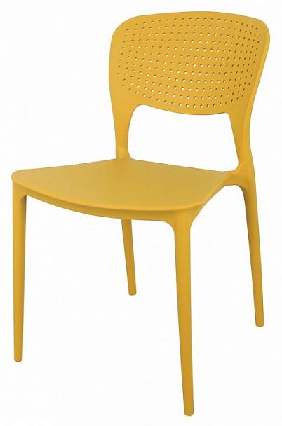 Стул Spot жёлтый, стопируемый - Вид 4