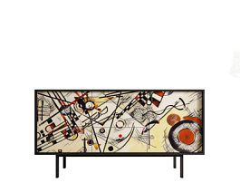 Комод две дверки и три ящика Emerson by Kandinsky арт EM08/Print_01 - Фото предпросмотра