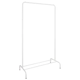 Вешалка для плечиков "Радуга-1", 1500х820х390 мм, металл, белая, ВНП 298 Б - Фото предпросмотра