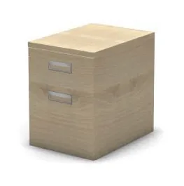 EUROPE/ЕВРОПА RE077-43х60 Тумба опорная узкая 430x600x570 Акация светлый - Фото предпросмотра