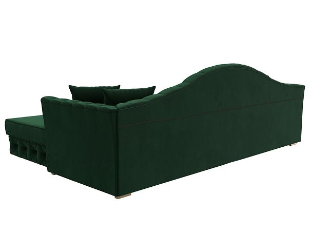 Диван угловой Артис правый угол Велюр зеленый - Вид 6
