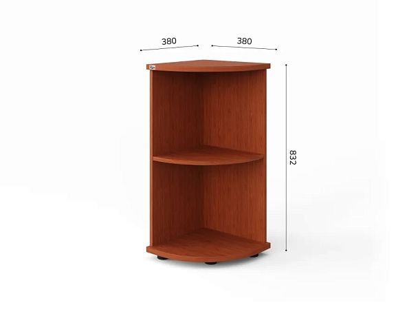 UNITY РШ-14 ОРЕХ ИТАЛЬЯНСКИЙ Стеллаж открытый Прямой 380х380х832 - Вид 3