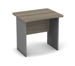 Стол прямой 800 Берлин Дрифтвуд/Серый СП 80.65 - Фото предпросмотра