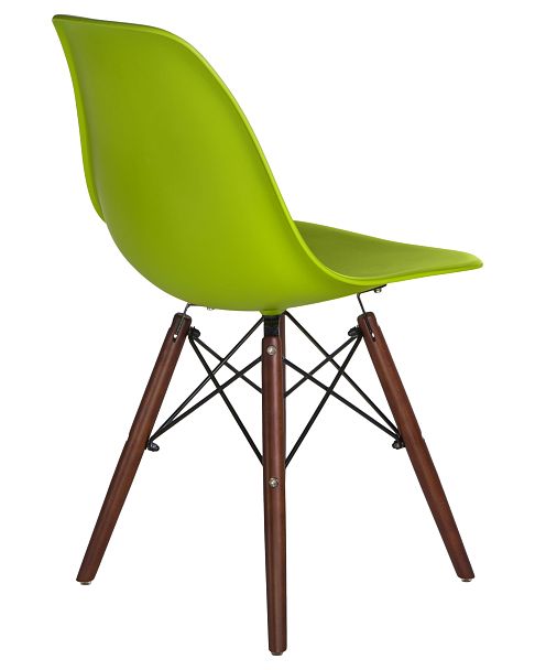 Стул обеденный LMZL-PP623 (ножки тёмный бук, цвет сиденья салатовый) - Вид 4