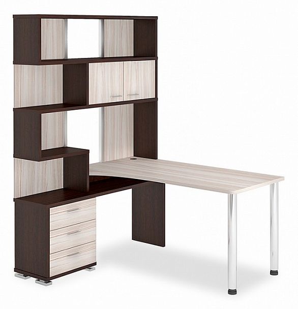 Стол компьютерный Домино СР-420/150 Венге/Карамель левый - Вид 1