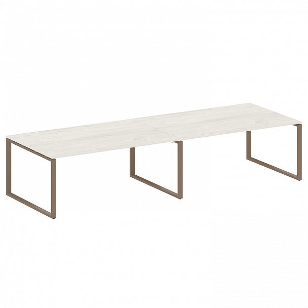 Стол для переговоров "Metal System" БО.ПРГ-2.5 дуб наварра/мокко - Вид 1