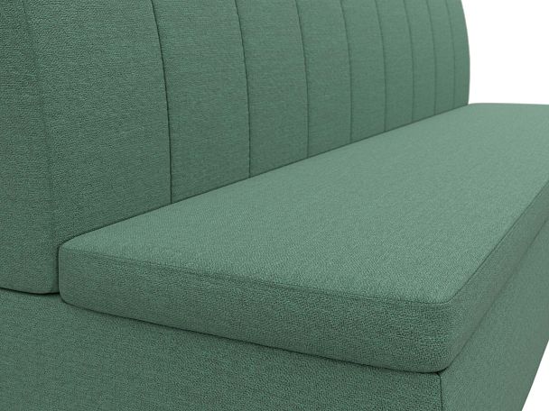 Диван кухонный прямой Кантри Рогожка зеленый - Вид 4