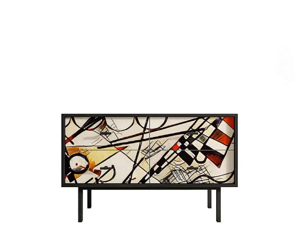 Комод с четырьмя ящиками Emerson by Kandinsky арт EM05/Print_01 - Вид 1