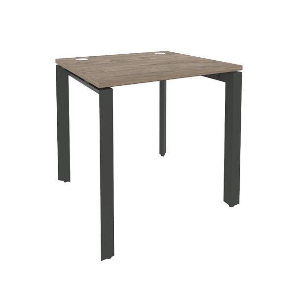Onix Стол рабочий на П-образном м/к O.MP-SP-0.7 Тиквуд темный/Антрацит металл 780*720*750 - Вид 1