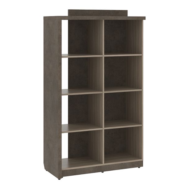 Стеллаж СФ-534102 Бетон чикаго тем F187 ST9/Дрифтвуд H3090 ST22 1037х454,5х1770 WOOD&STONE - Вид 1