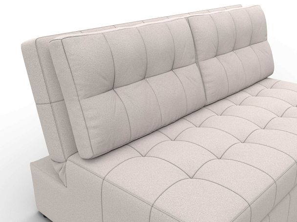 Диван прямой Лига-107 (140) Замша бежевый - Вид 4