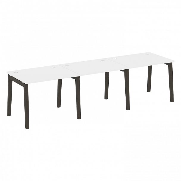 Рабочая станция "Onix wood" OW.RS-3.1.8 белый/дуб темный - Вид 1