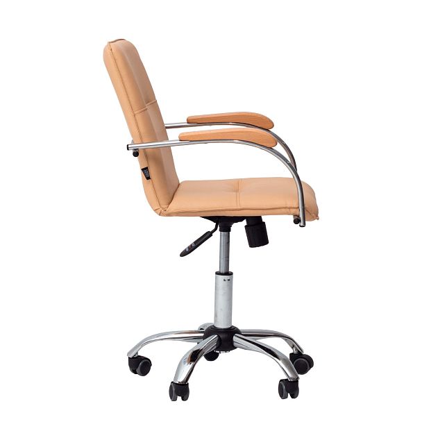 Кресло Самба лифт, экокожа Galaxy Cream, каркас хром - Вид 4