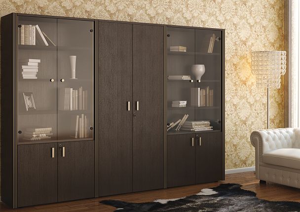 Приставка боковая / брифинг Chicago 120x60x78 дуб шамони светлый - Вид 15