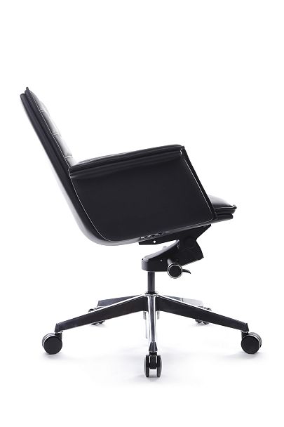 Кресло Rubens-M В1819-2 Чёрный (A8) натуральная кожа 68*68*98-104 - Вид 6