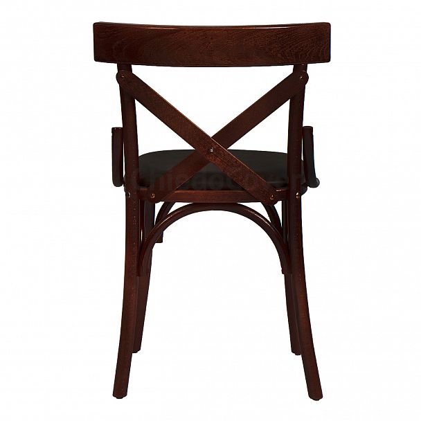 Стул Кантри морилка венге, сиденье кожзам SPACE BROWN - Вид 5