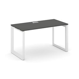 Style Project Next Стол письменный SN-59O.SP-003 Антрацит/Металл Белый/Белый Заглушка 1380*600*750 - Фото предпросмотра