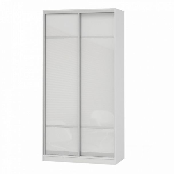 Шкаф Дерби 1097 ДСП-ДСП "Шкафы-купе" ПК-ДЕБ-Ш215Х110Д/1-В1-1085 белый - Вид 1