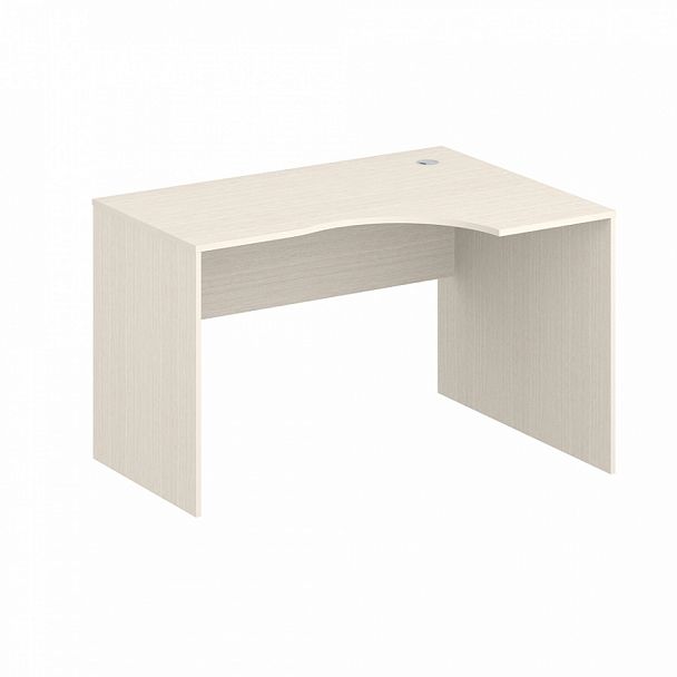 Стол эргономичный, столешница 25 мм "Компьютерные столы" ПК-ЛОГ-СТЭ120Х90ПД/25-В3-30 дуб альпийский - Вид 1