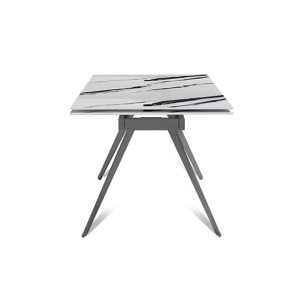 Стол раскладной Rhein (140+40+40), керамика глянцевая Panda White - Вид 3